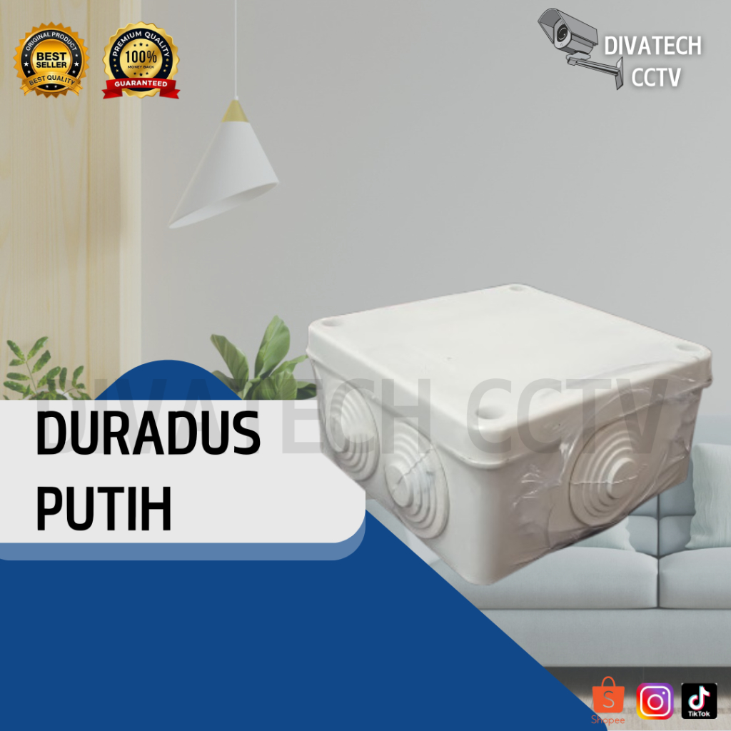 Duradus / Junction box / Box Duradus /Cctv PUTIH