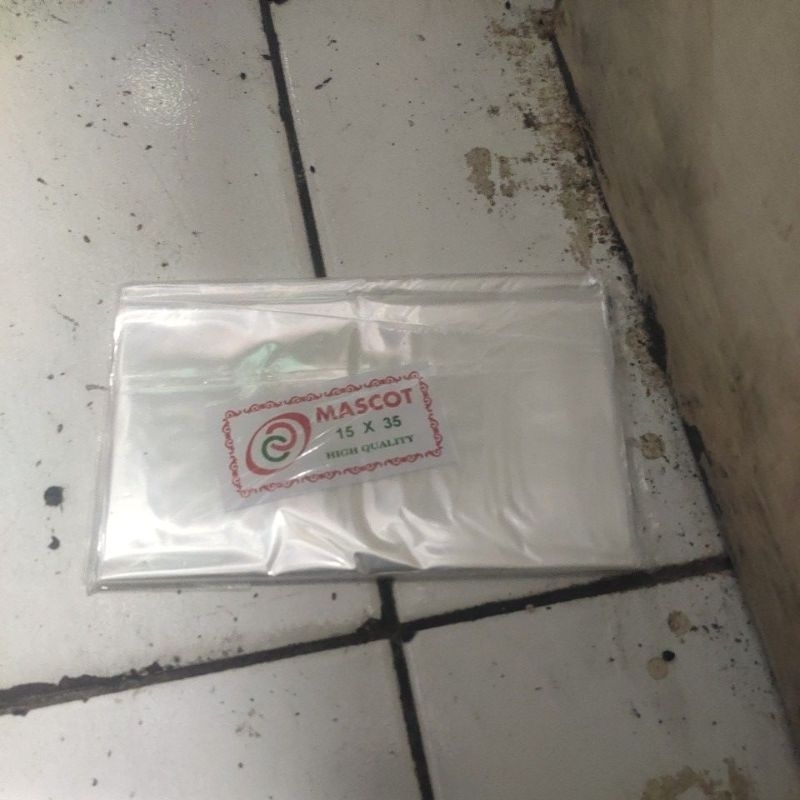 plastik tahu tipis 15 x 35 mascot / pack