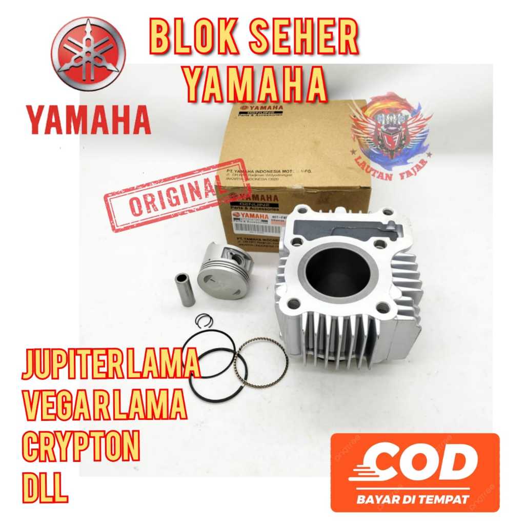 BLOK SEHER Set 4ST / 4US Motor YAMAHA JUPITER LAMA VEGA R LAMA CRYPTON KRIPTON Block seher Piston