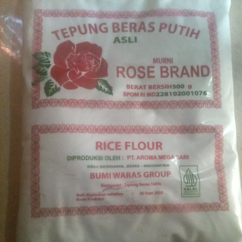 

Tepung Beras Putih Rose Brand
