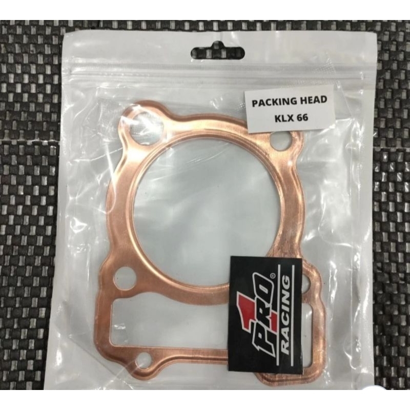 PAKING HEAD KLX 160 BORE UP TEMBAGA 63 66