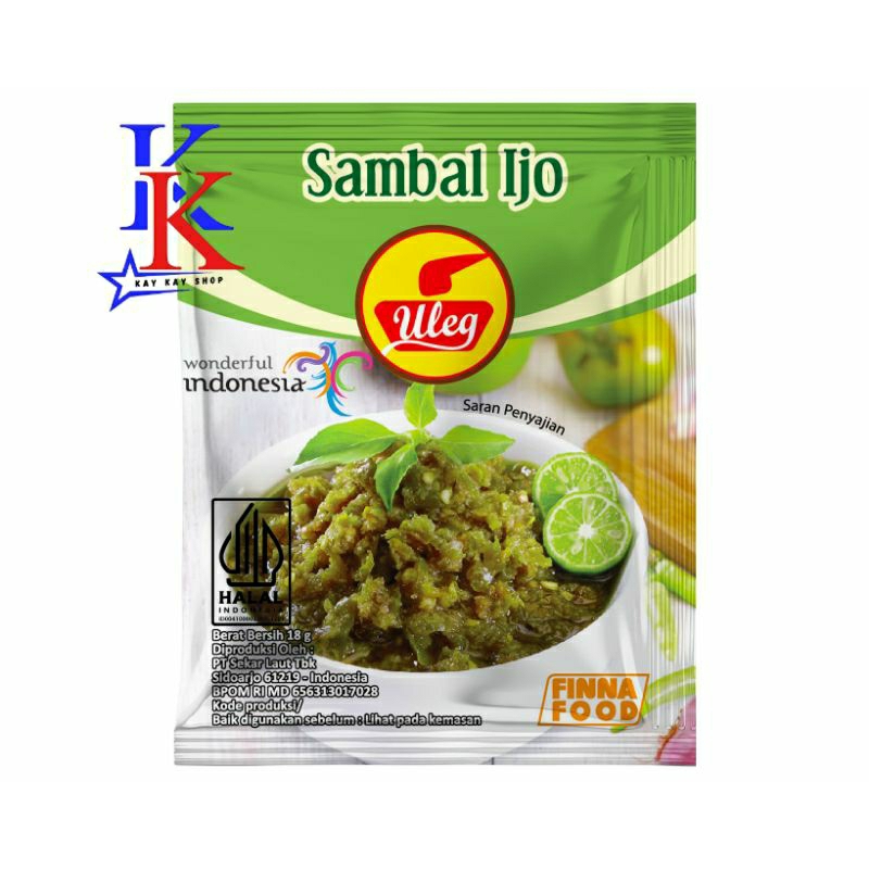 

Finna Sambal Uleg Ijo 18gr (1 renceng x 10 pcs) / (1 dus isi 10 renceng)