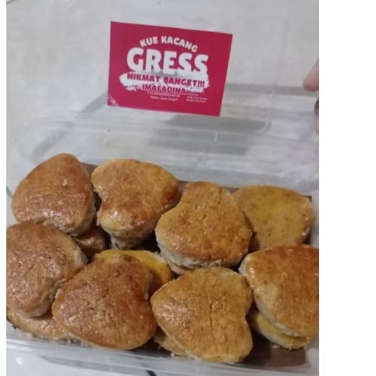 

KUE KACANG GRESS IMAFADINA NIKMAT, RENYAH, GEMOY HOME MADE