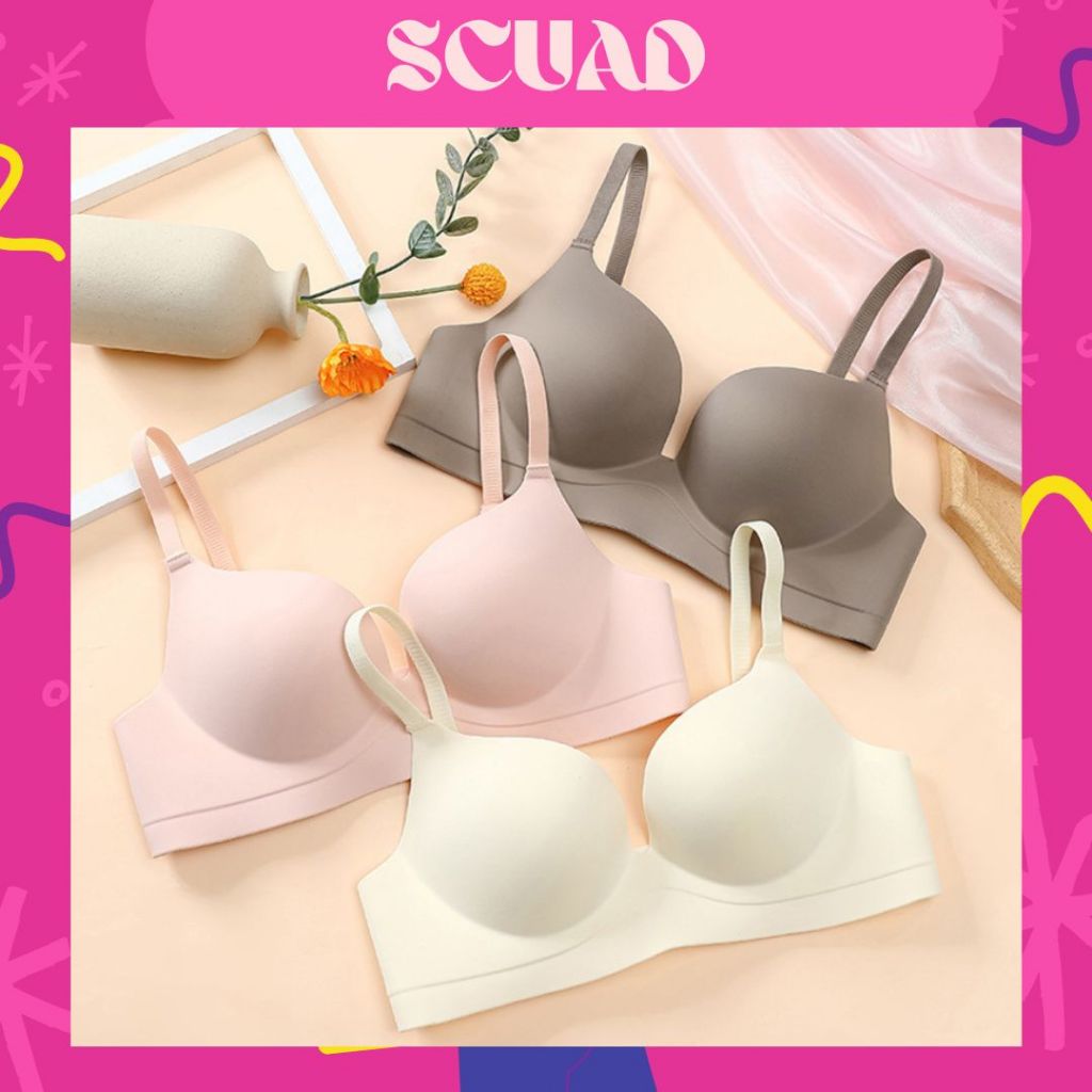 BRA WOMEN PUSH UP BH Japan seamless tebal BH44