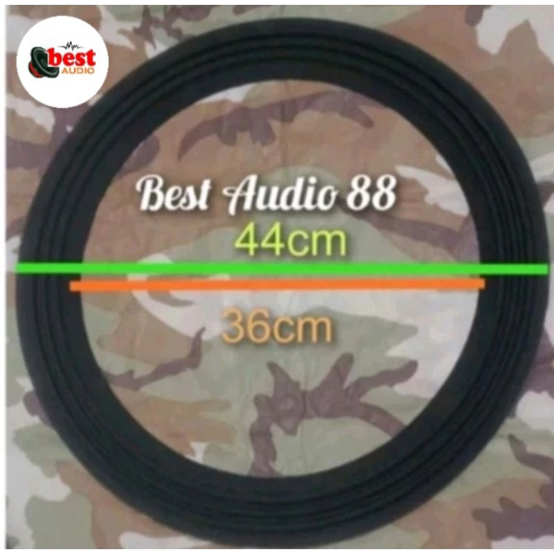 List pinggiran daun kertas speaker 18 inch  18inch import FR3 tebal diameter luar 44cm Dan dalam 36c