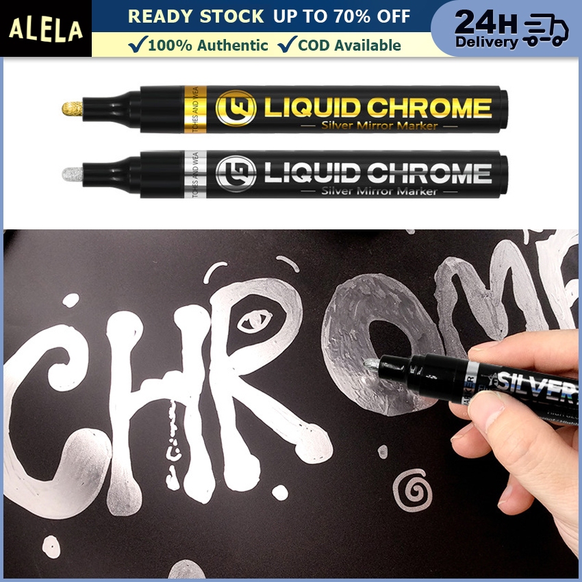 

Spidol Extra Fine Spidol Paint Marker Pen Permanent Anti Air 2mm Warna Emas Silver
