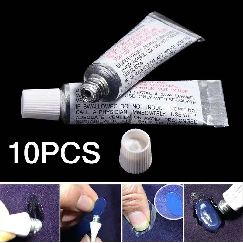 10pcs Lem Buat Kasur Angin  Lem Kasur Angin Bocor Alat Tambal Kasur Angin Lem Ban Renang Lem Kolam R