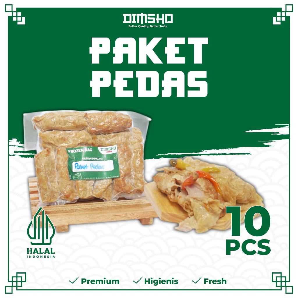 

DIMSUM PAKET PEDAS II DIMSUM FROZEN PREMIUM HALAL II PAKET PEDAS 10 PCS