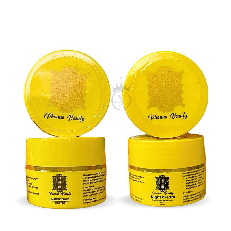 NEW | PHONNA BEAUTY SUNSCREEN  SPF 30 + NIGHT CREAM/ Cream Malam