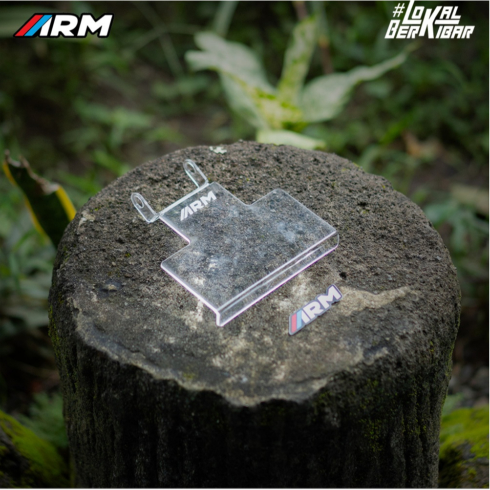 ARM COVER AKI MIO STAINLESS DAN AKRILIK