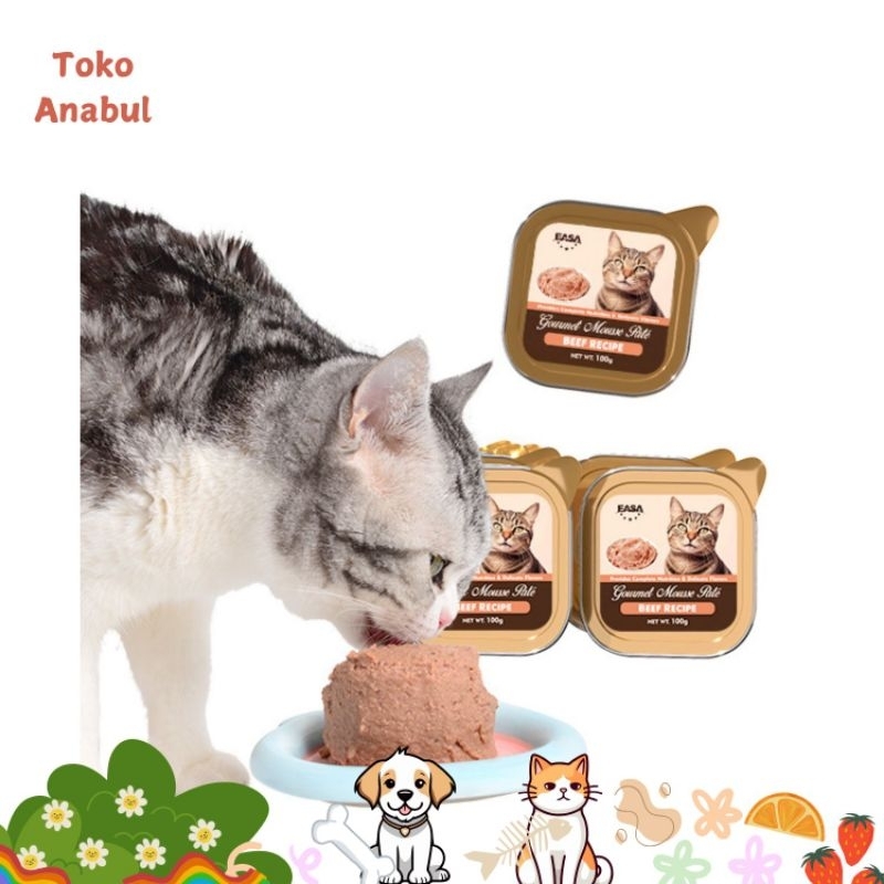 Makanan Kucing Basah | Wet Food Kucing | Wet Food Cat EASA | EASA Wet Food Cat | Cemilan Kucing | Ma