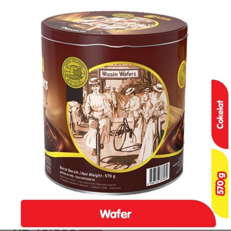 

Nissin Wafer Cokelat Kaleng 570 g