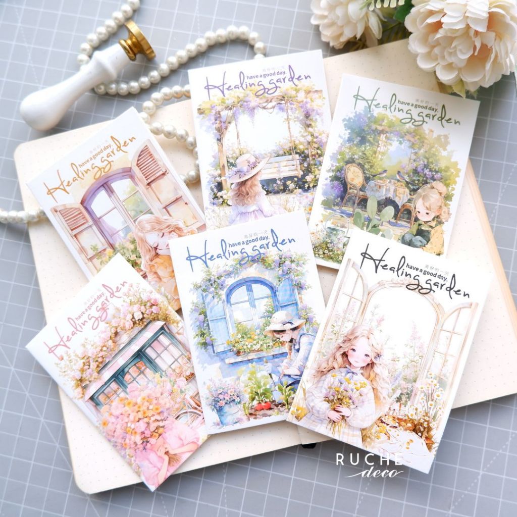 

RUCHE DECO - PET Sticker Pack - Healing Garden