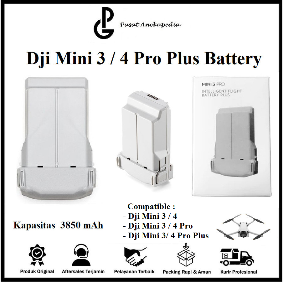 Dji Mini 3 / 4 Series Battery - Batre Dji Mini 3 Pro + 3850 Mah - Dji Mini 4 Pro Plus Battery 3850Ma