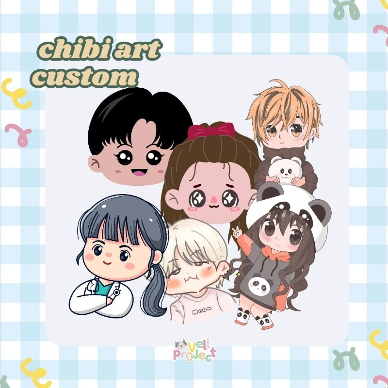 Jasa Edit chibi ilustrasi