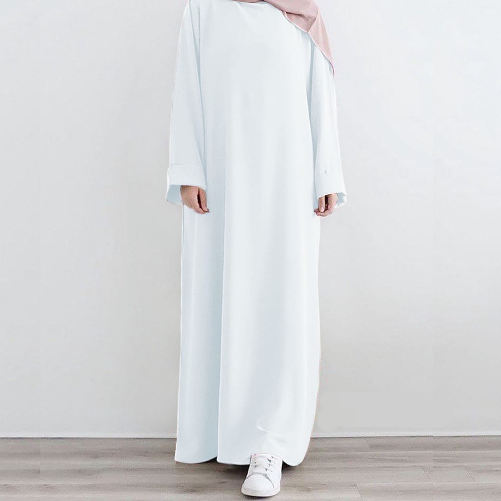 Gamis Polos Simple Elegant Premium