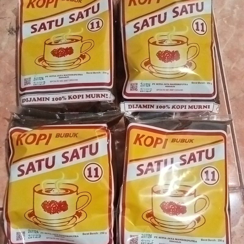 

(4pcs) kopi satu satu 250gr