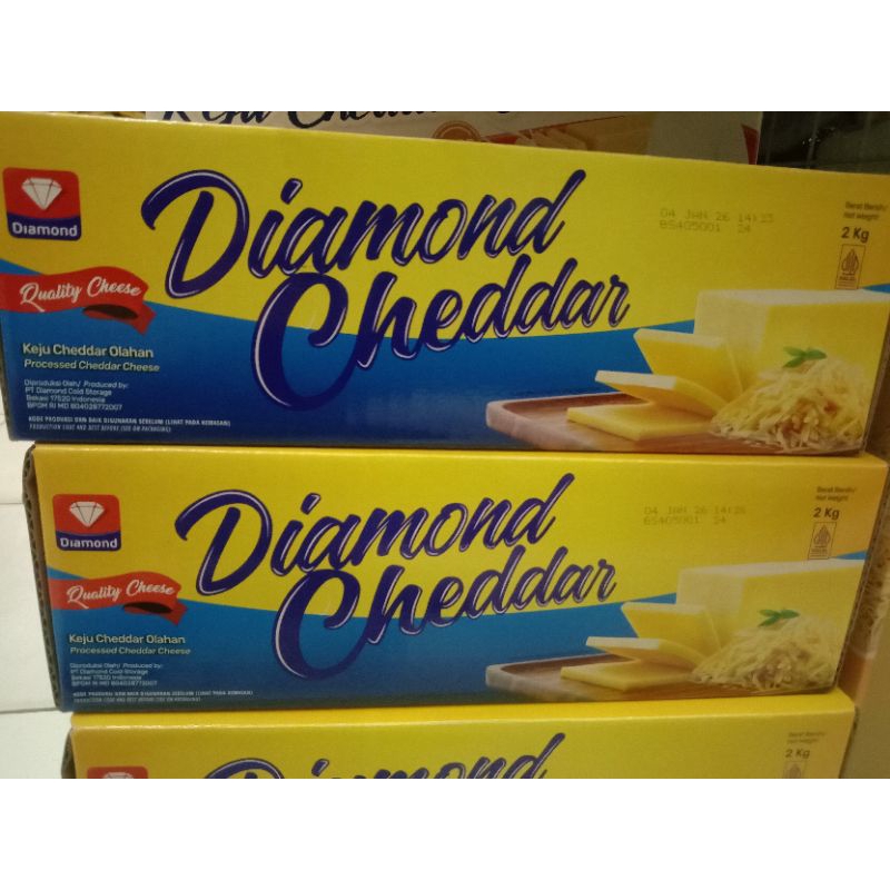 

Keju Cheddar Diamond 2kg