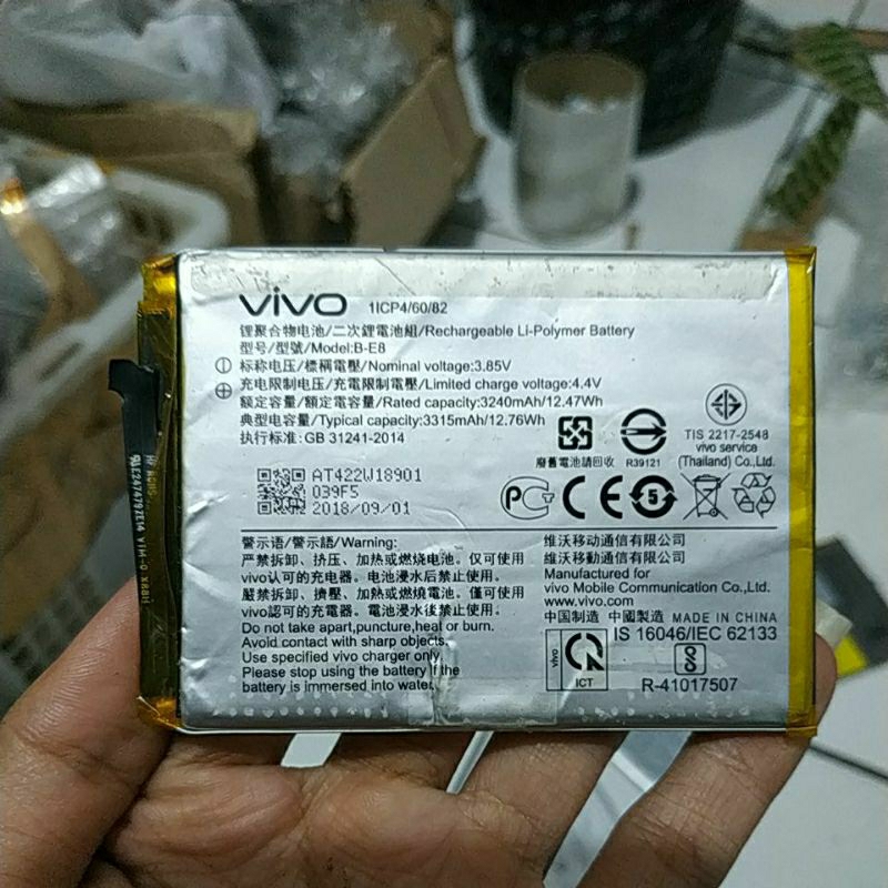 BATERAI BEKAS VIVO V11 B E8 MINUS FLEKSIBEL