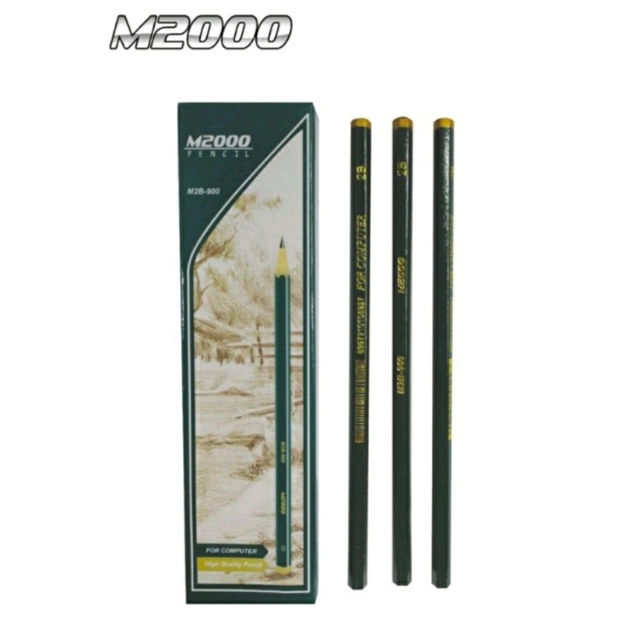 

Hadiah Gratis Untuk Semua Pencil Pensil 2B M2 pinsil M2B9 Hijau Isi 12 Pcs