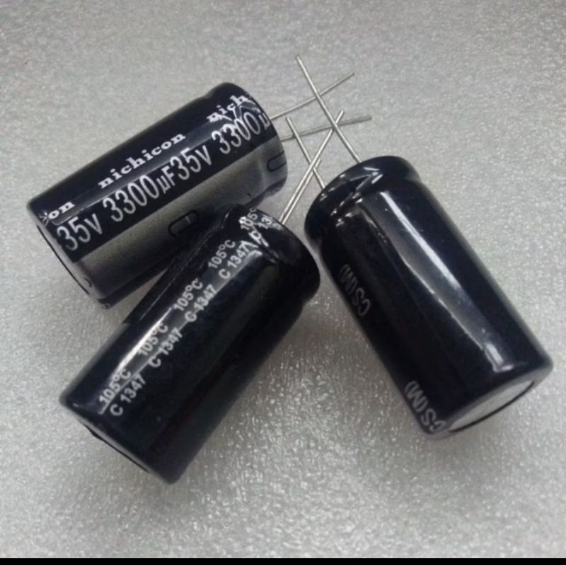 ELCO ELKO 330 UF 35 VOLT NICHICON ASLI ORIGINAL