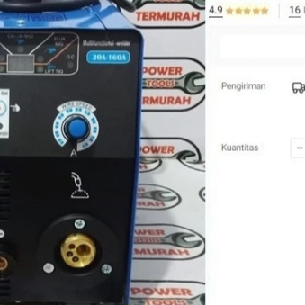 

Inverter Las LAKONI MIG 160A CO2 MMA bisa tanpa Alat Mesin Travo Las