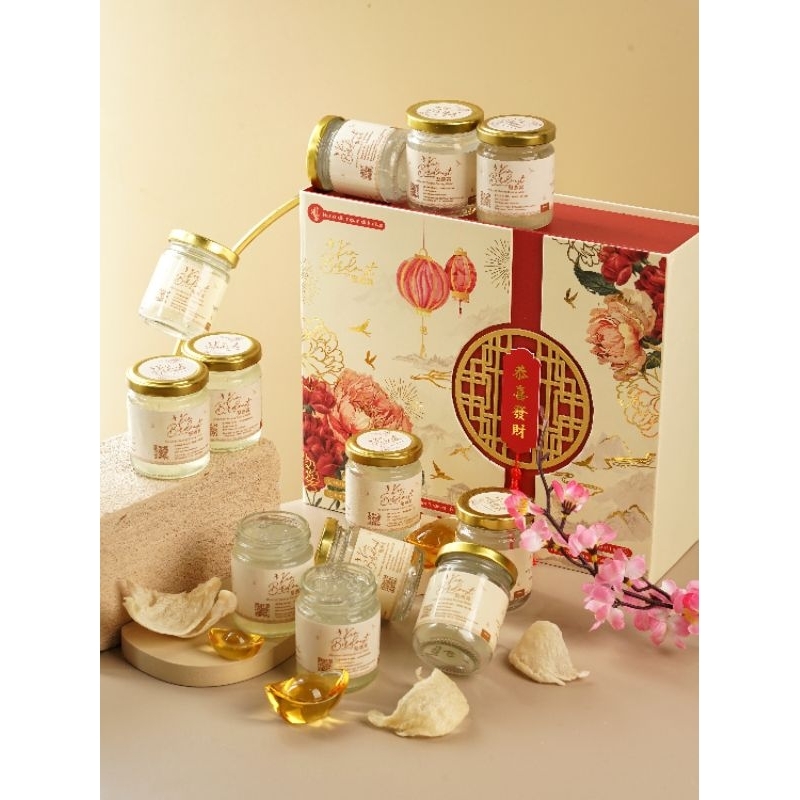 

CNY hampers berisi 12jar @100ml premium birdnest