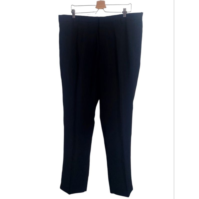 [Preloved] Celana Pria Bahan Formal Hitam Wayne Carter Size 42 Bigsize Jumbo