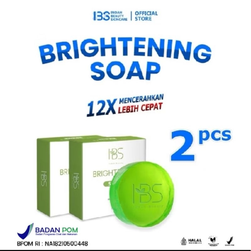 IBS Brightening Soap, Solusi Untuk Mengatasi Jerawat, Mencerahkan & Memutihkan BPOM