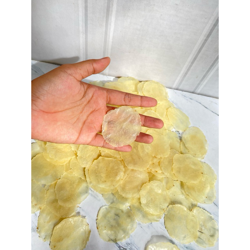 

1kg emping melinjo kualitas super grade A full kering