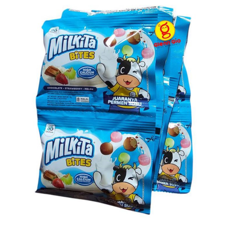 

PERMEN MILKITA BITES KEMASAN RENCENG ISI 10 PICS