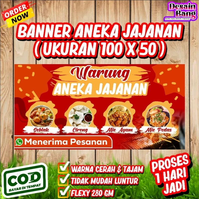 Banner/Spanduk Aneka Bakaran/Jajanan