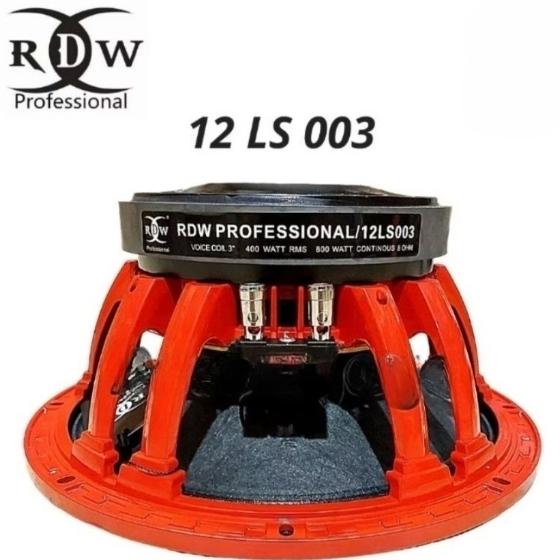 Speaker RDW 12LS003 12 Inch Subwoofer/Komponen speaker RDW 12 LS003 12" Woofer High Quality