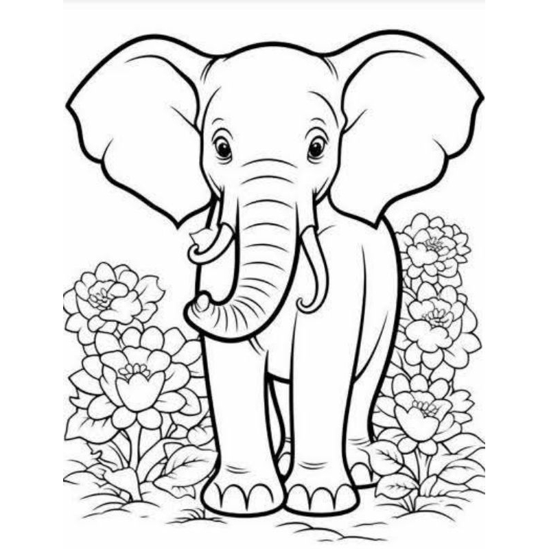 

File Gambar Mewarnai Untuk Anak TK Format Digital, Bisa Dicetak Ulang