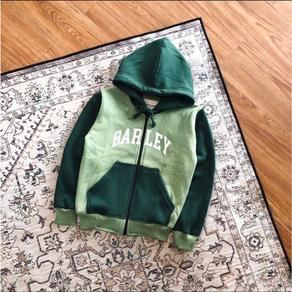 Barley Divison Kids Zecko Green Hoodie