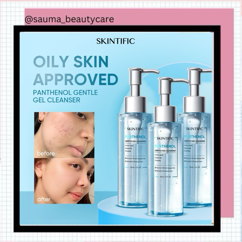 skintific facial wash skintific - skintific panthenol cleanser - face wash skintific face wash