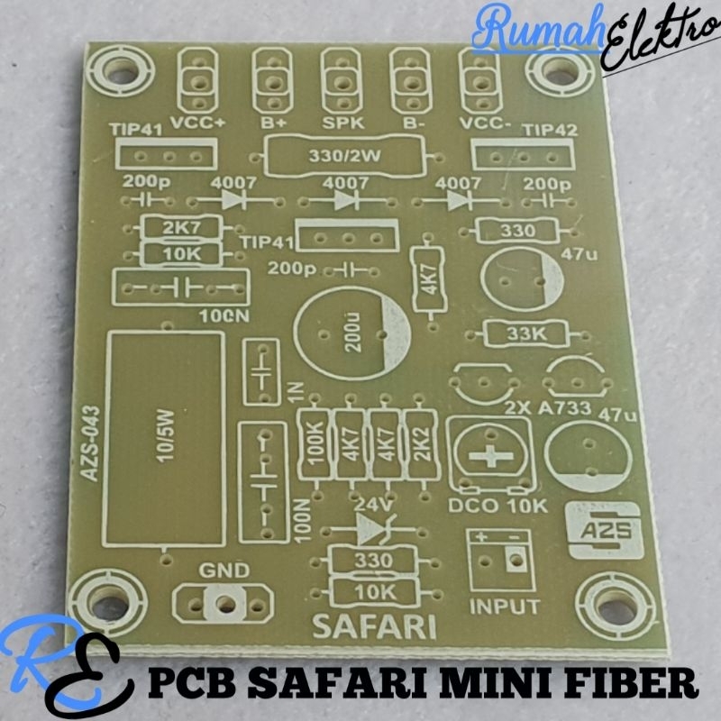 PCB DRIVER POWER AMPLIFIER SAFARI MINI FIBER