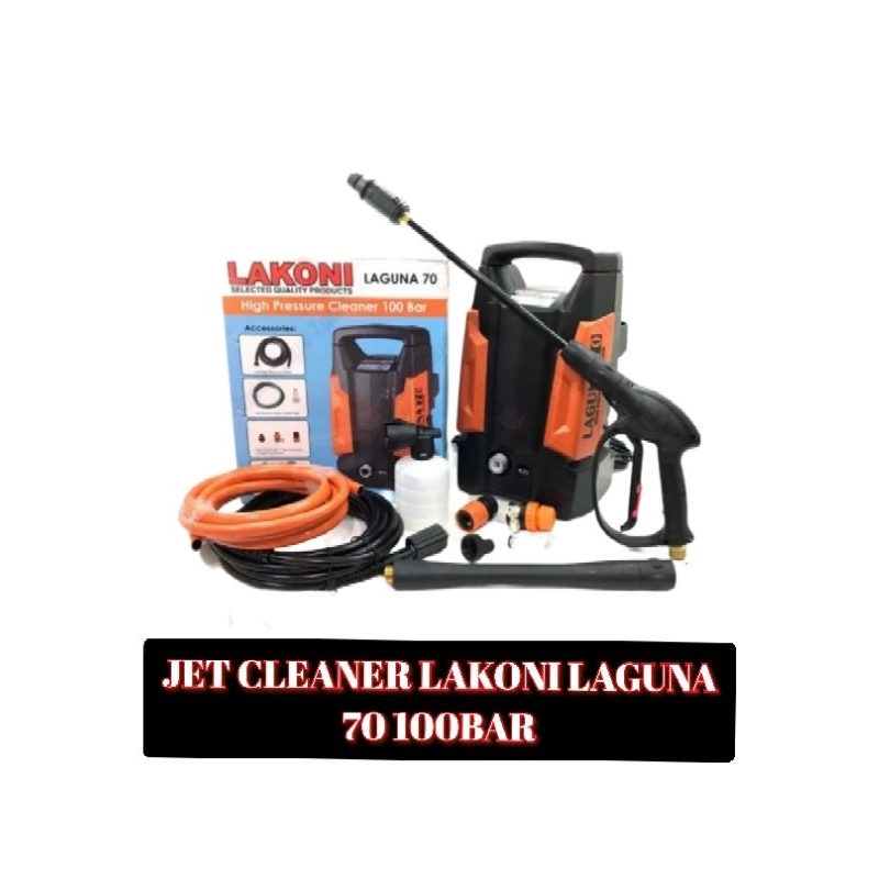 ORIGINAL LAKONI LAGUNA70 MESIN JET CLEANER STEAM MOBIL MOTOR DAN CUCI AC / HIGH PRESSURE CLEANER 100