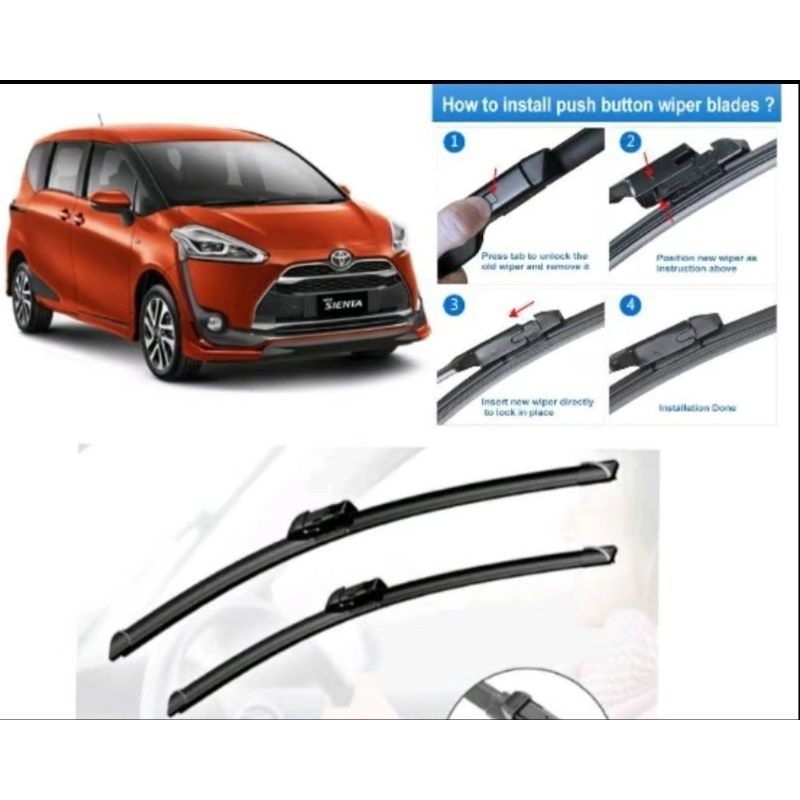 Wiper Khusus Toyota Sienta