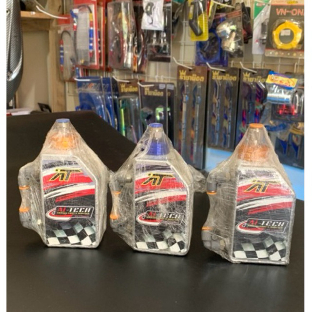 Variasi tabung botol wadah reservoir air radiator Aitech Ai tech Gold biru merah ninja RR R Vixion J