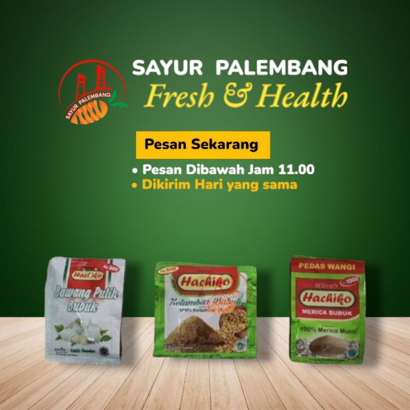 Hachiko Merica Bubuk isi 12 Bungkus - Sayur Palembang
