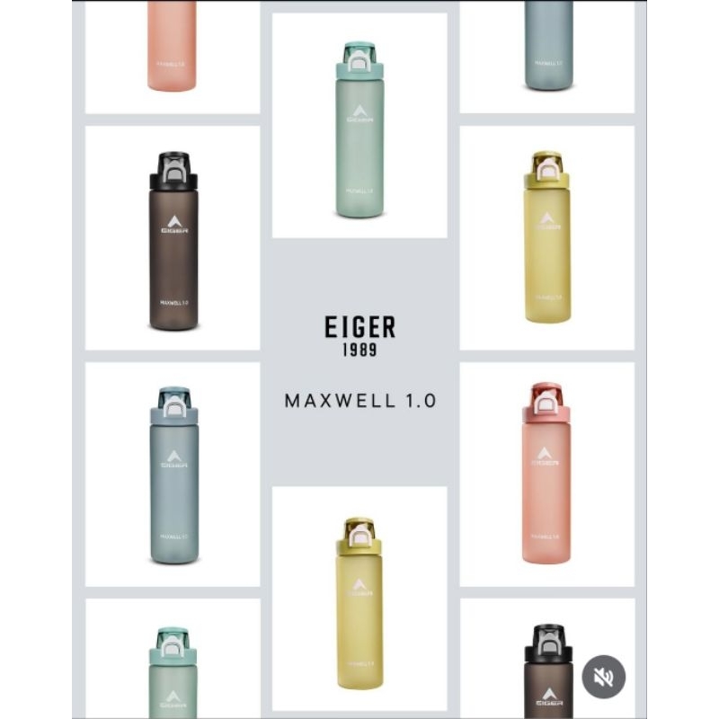 Botol Minum Eiger MAXWELL 700ml ORIGINAL