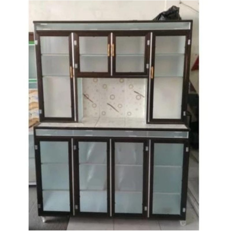 LEMARI PIRING TERBARU RAK DAPUR ELEGAN LEMARI SAYUR MURAH TERLARIS RAK PIRING 4 PINTU RAK PIRING 3 P