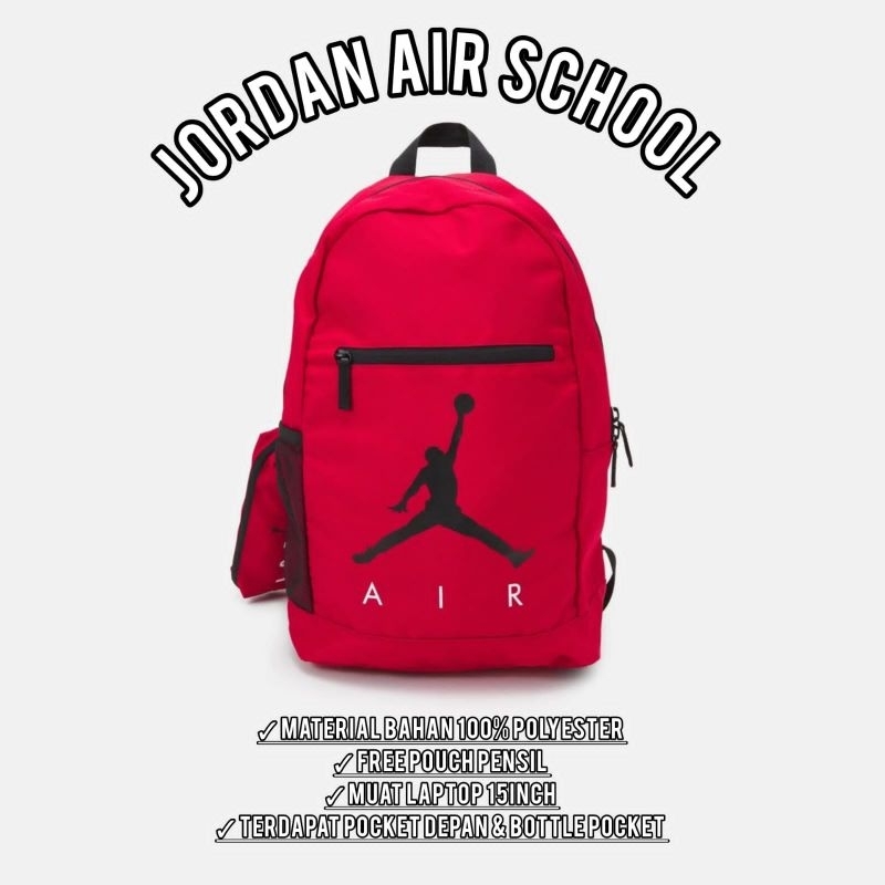 Jordan backpack air school tas anak