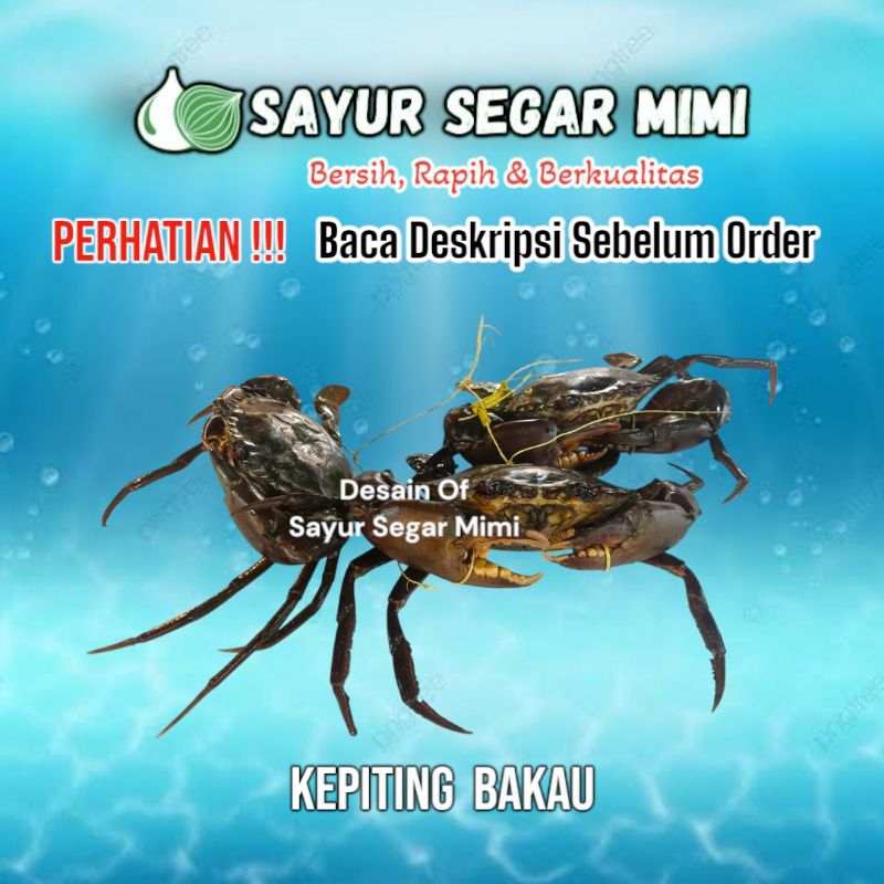 

Kepiting Bakau 1KG - Sayur Segar Mimi
