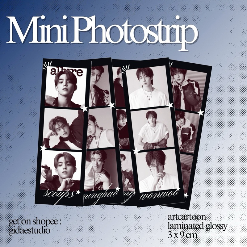 PHOTOSTRIP MINI CORTIS SEVENTEEN ENHYPEN NCT DREAM NCT 127 | FREEBIES KPOP HIASAN HP