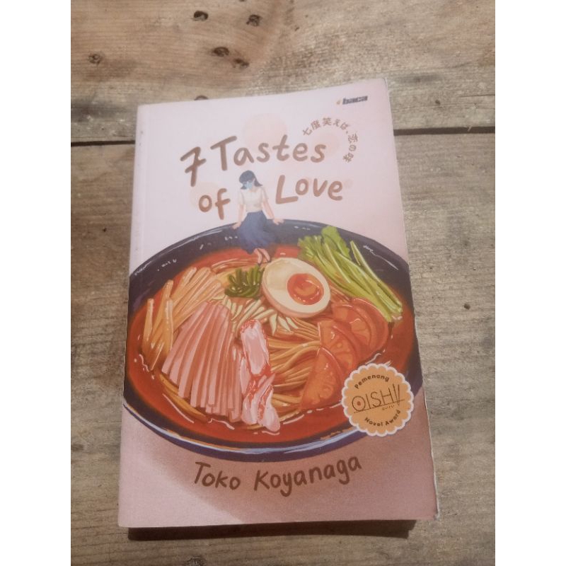 booked novel 7 tastes of love preloved ori