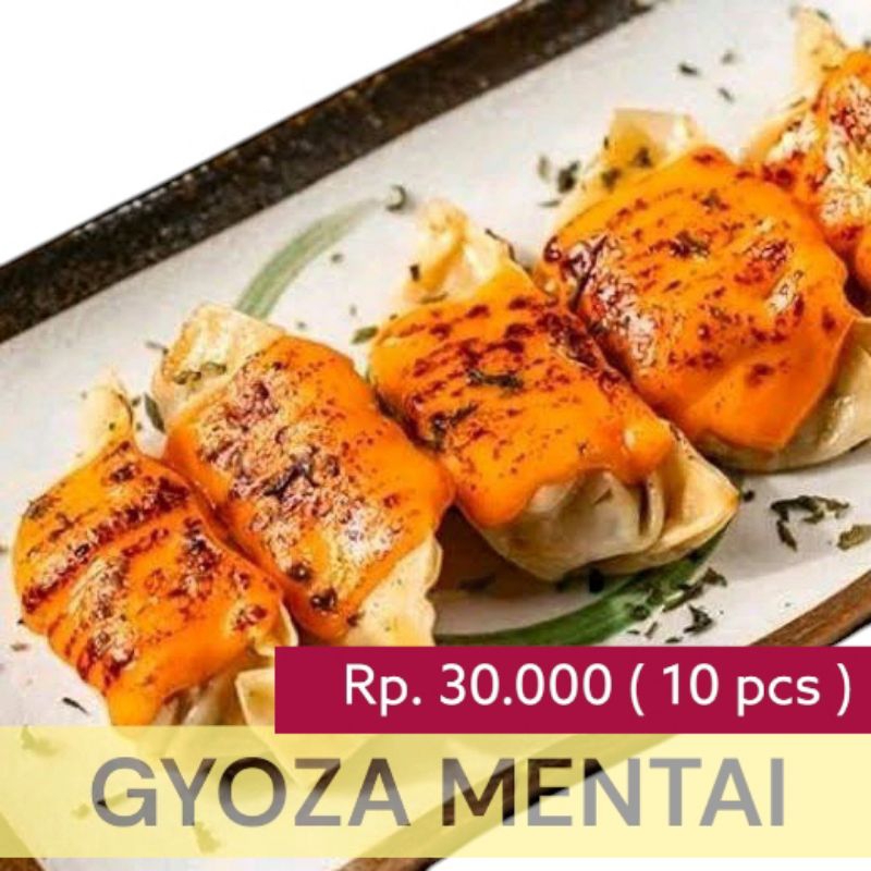 

gyoza mentai Sauce 10 pcs