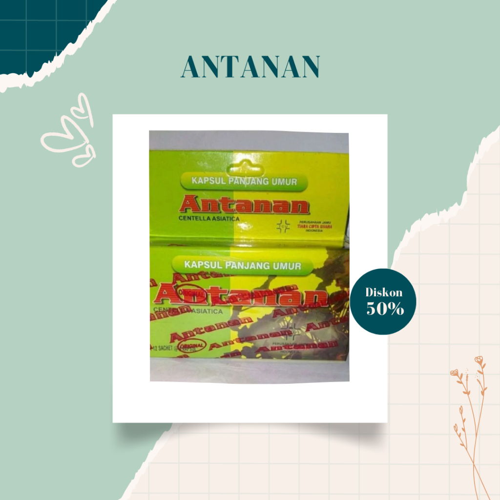 

Kapsul Antanan Panjang Umur 100%Original Herbal