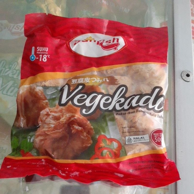 

Sunfish Vegekado 500gr/Bakso Ikan Bungkus Kulit Tahu